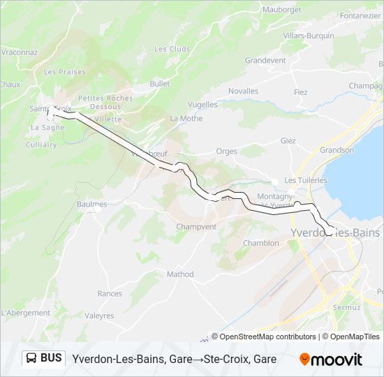 BUS Line Map