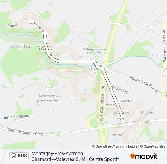 BUS Line Map