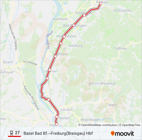 27 Train Line Map
