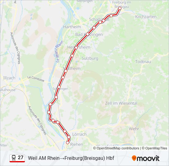 27 Train Line Map