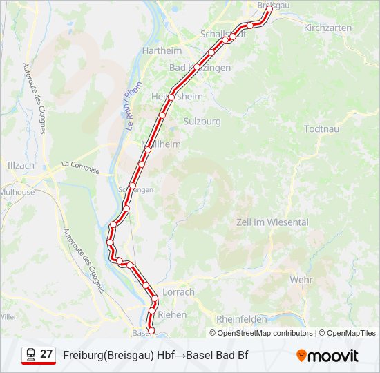 27 Train Line Map