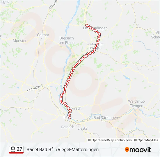 27 Train Line Map