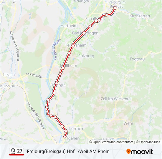 27 Train Line Map