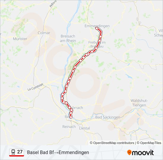 27 Train Line Map