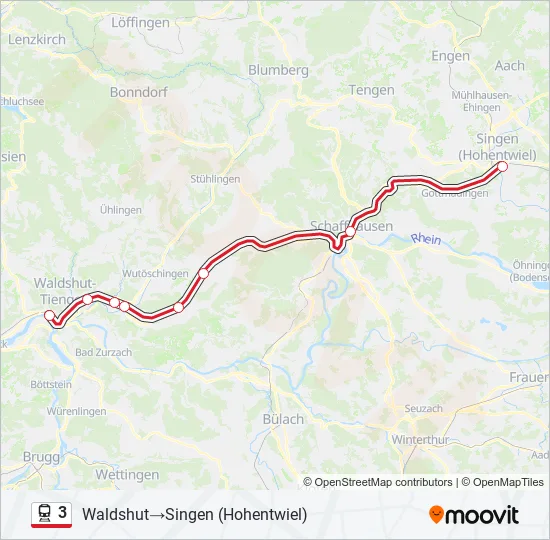 Plan de la ligne 3 de 
