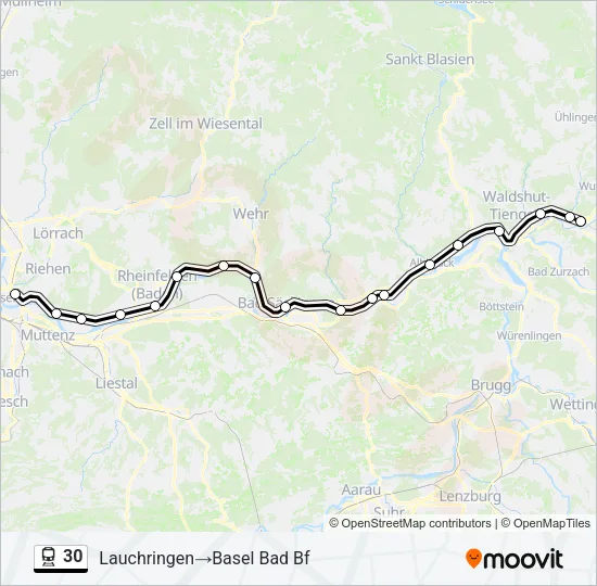 30  Line Map
