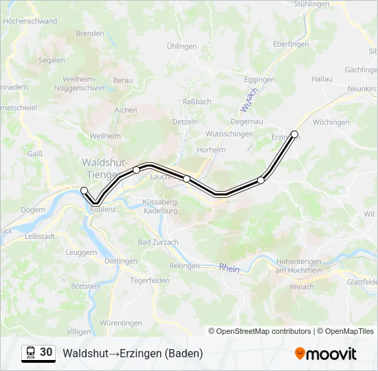 30  Line Map