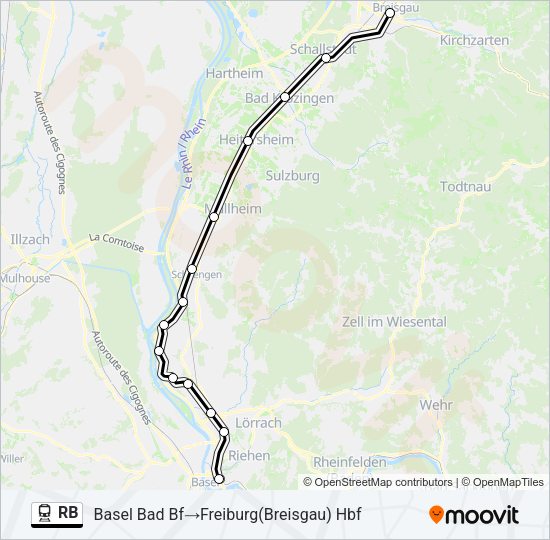 RB Train Line Map