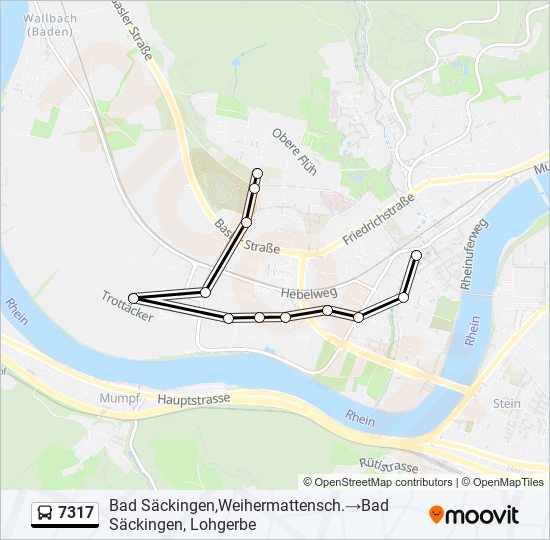 7317 Bus Line Map