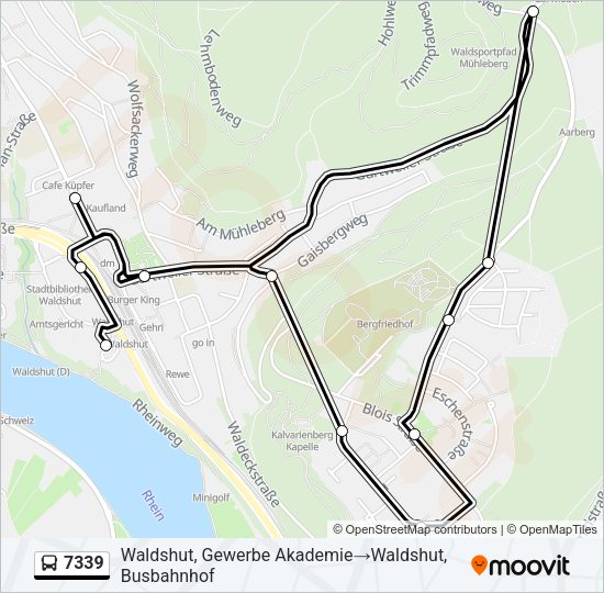 7339 Bus Line Map