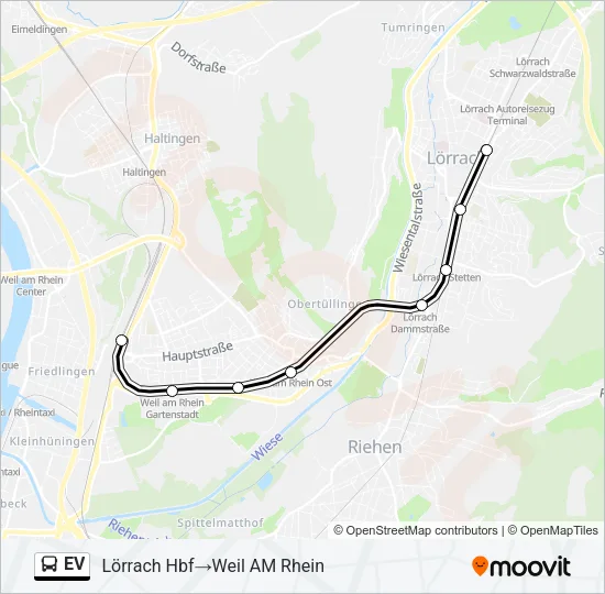 EV Bus Line Map