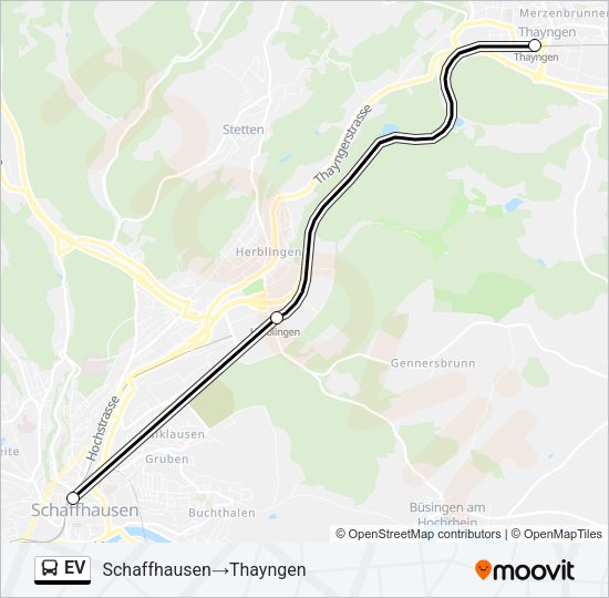 EV Bus Line Map