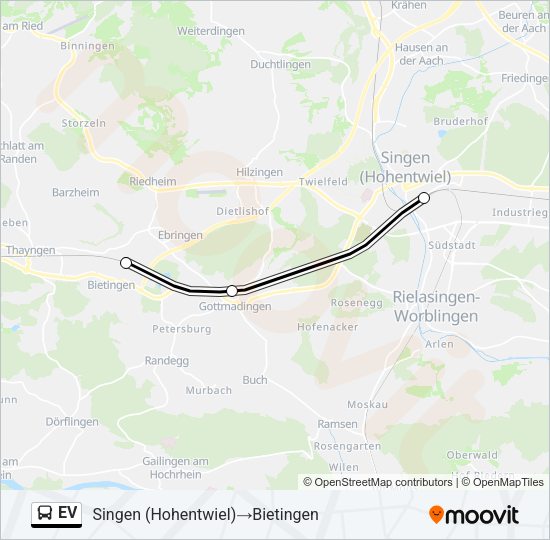 EV Bus Line Map