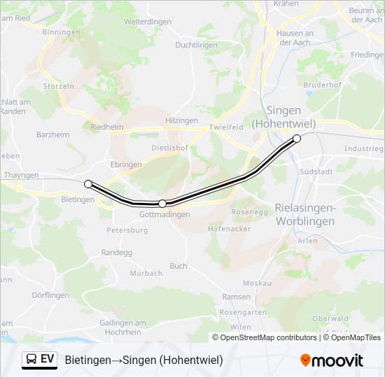EV Bus Line Map