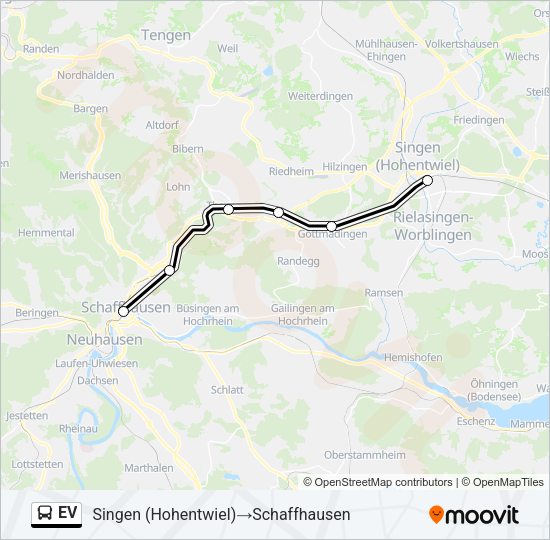 EV Bus Line Map