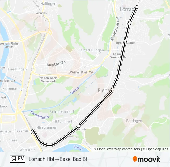 EV Bus Line Map