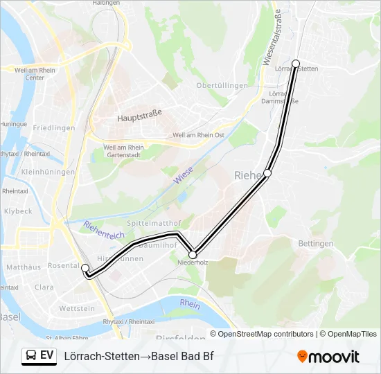 EV Bus Line Map