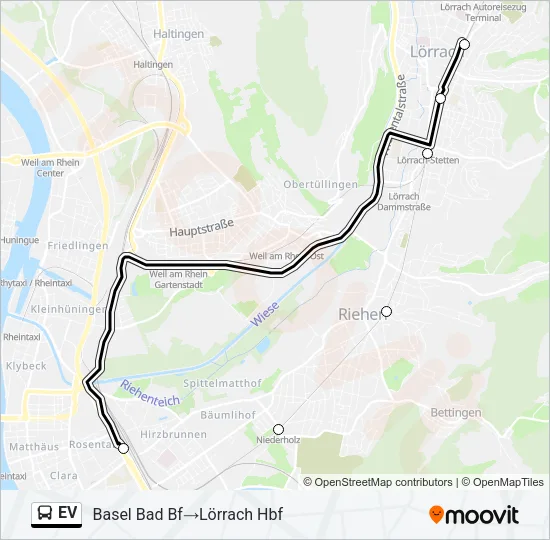 EV Bus Line Map
