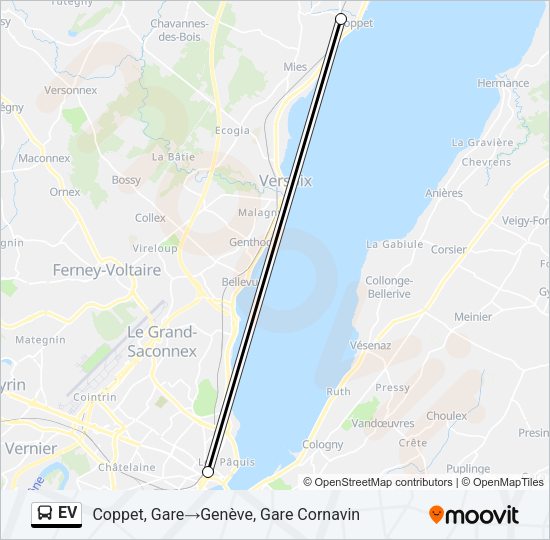 EV Bus Line Map