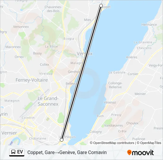 EV Bus Line Map