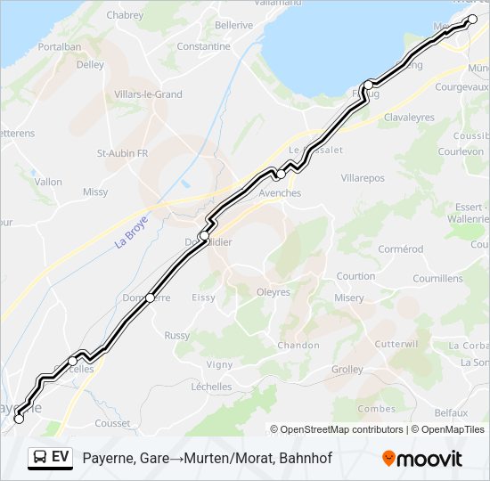 EV Bus Line Map