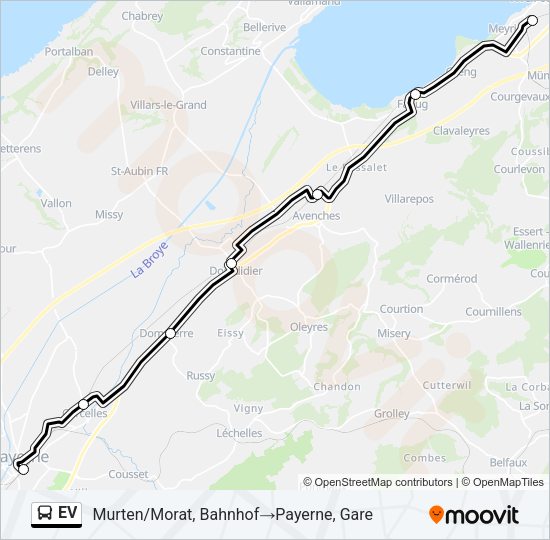 EV Bus Line Map