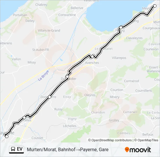 EV Bus Line Map