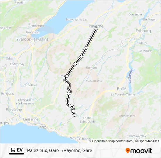 EV Bus Line Map
