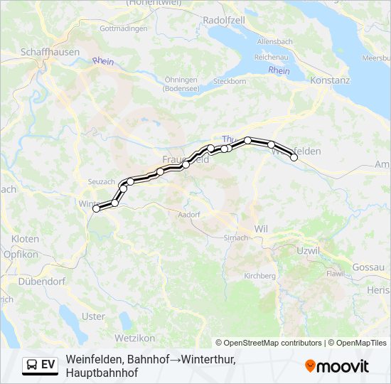 EV Bus Line Map