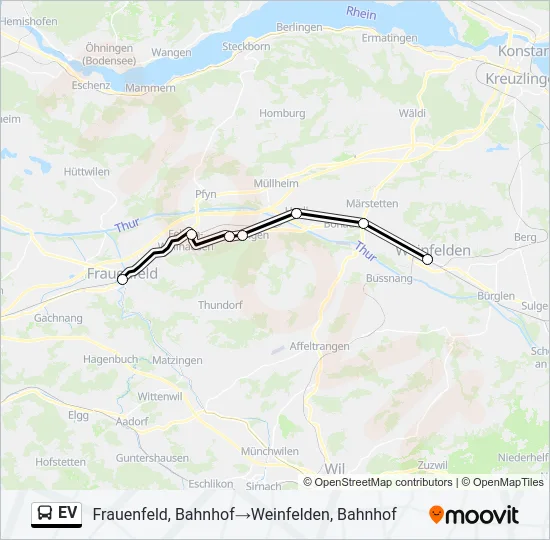EV Bus Line Map