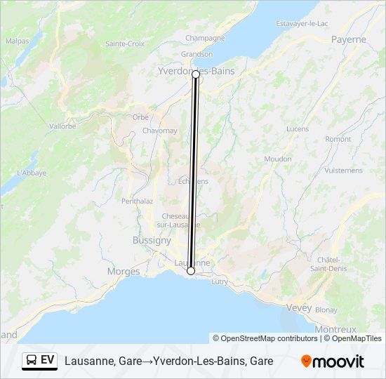 EV Bus Line Map