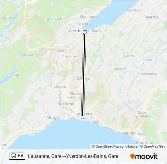 EV Bus Line Map
