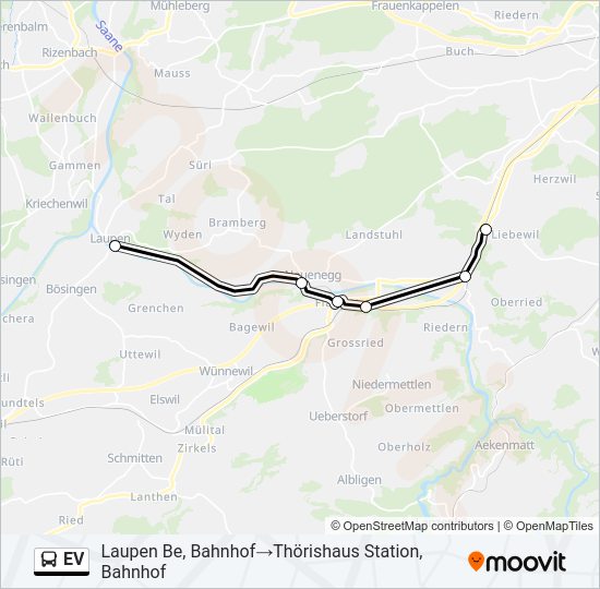 EV Bus Line Map