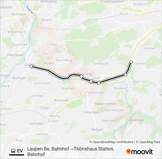 EV Bus Line Map