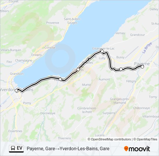 EV Bus Line Map