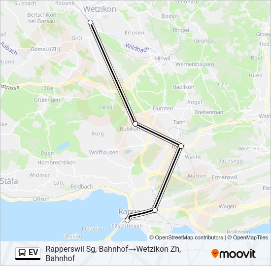 EV Bus Line Map