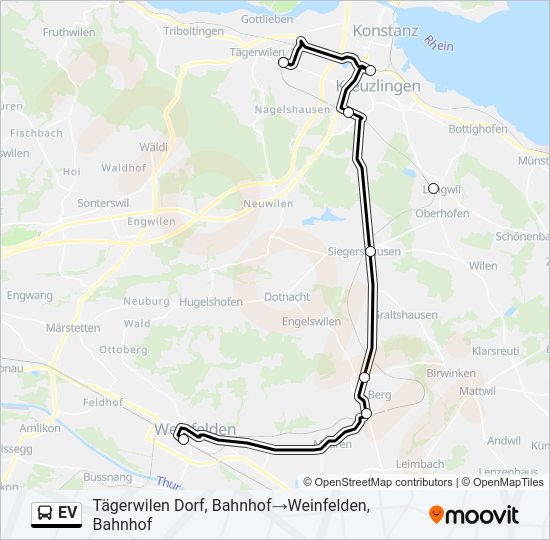 EV Bus Line Map