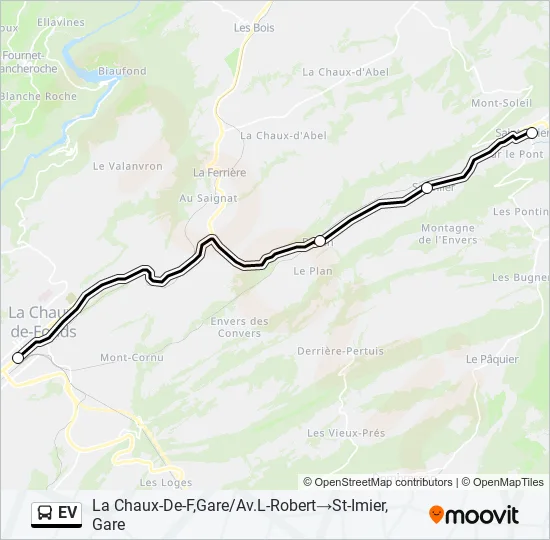 EV Bus Line Map