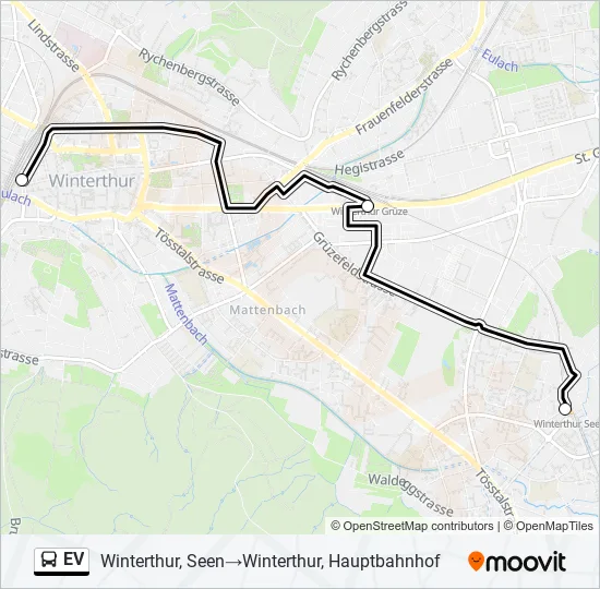 EV Bus Line Map