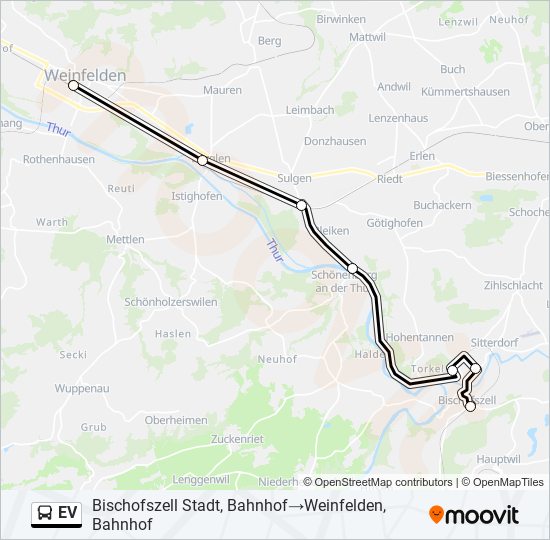 EV Bus Line Map