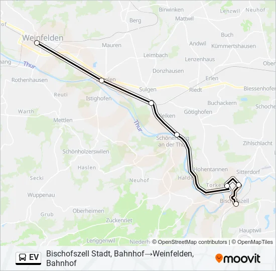 EV Bus Line Map
