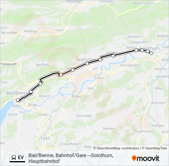 EV Bus Line Map