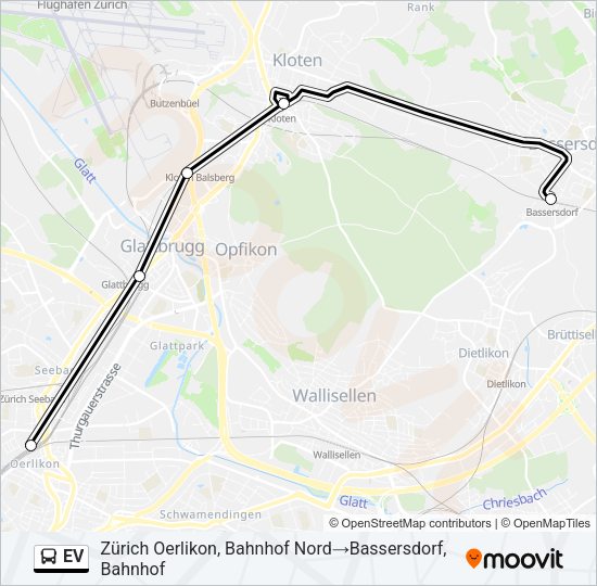 EV Bus Line Map