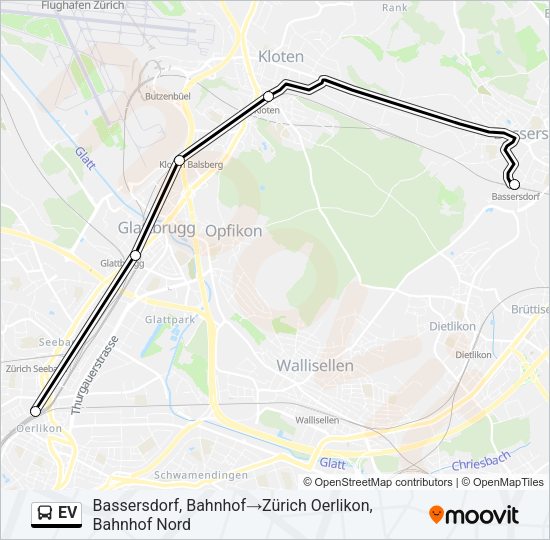 EV Bus Line Map