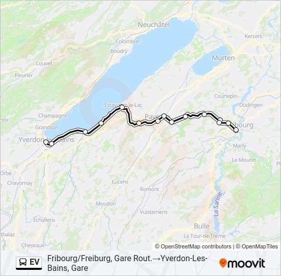 EV Bus Line Map