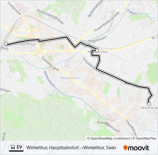 EV Bus Line Map