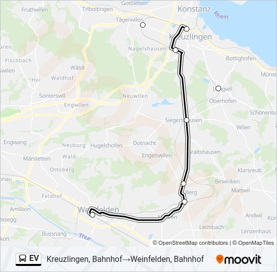 EV Bus Line Map