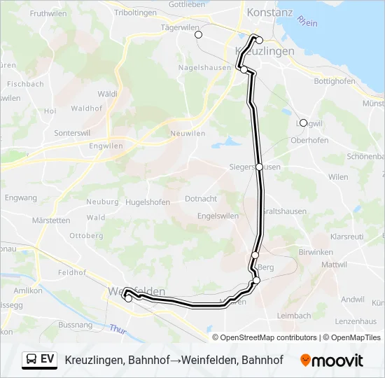 EV Bus Line Map