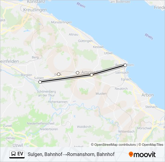 EV Bus Line Map