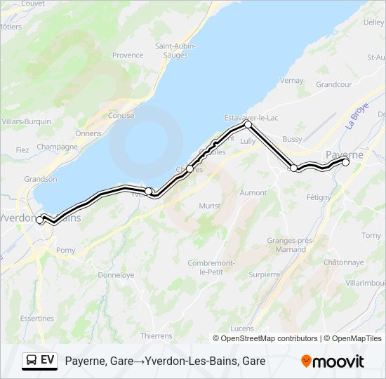 EV Bus Line Map